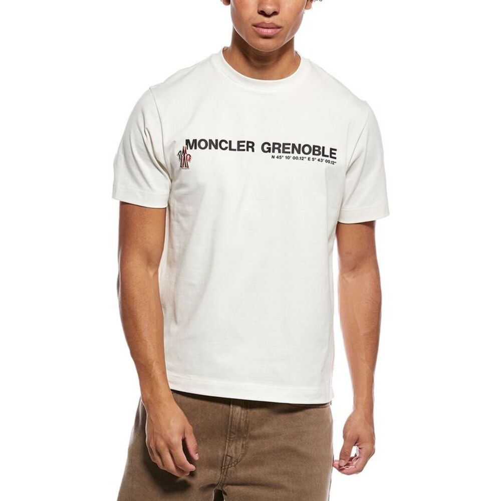 Moncler Mens  T-Shirt, White